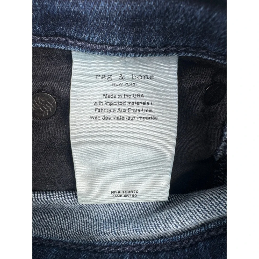 Rag & Bone Jane Super High Rise Flare Jeans Womens 26 (26x29) Big Sky Dark Wash